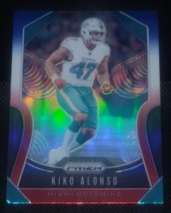 2019 Panini Prizm Kiko Alonso Red White Blue Prizm No. 17 Miami Dolphins - Picture 1 of 6