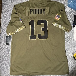 Brock Purdy Jersey San Fransisco 49ers Large Salute To Service Stitched - Bild 1 von 6