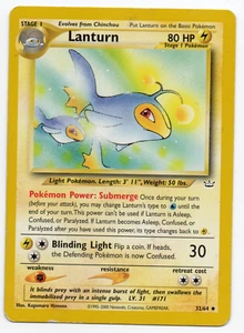 Lanturn - 32/64 - Neo Revelation - Uncommon - LP - Picture 1 of 3