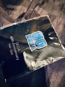 SEGA GO 60th Anniversary Pin,New,Not for Sale - Picture 1 of 3