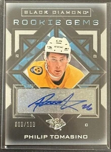 2021-22 Black Diamond Rookie Gems AUTO Philip Tomasino #/199 RG-PT Predators 🔥 - Picture 1 of 2