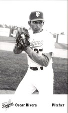 1995 Great Falls Dodgers Team Issue #5 Oscar Rivera Mexico MX Baseball Card