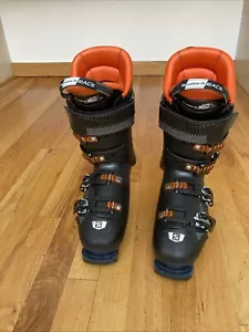 Salomon X Max 120 Black&Navy Blue Ski Boots Men's Mondo 25/25.5 - Picture 1 of 7