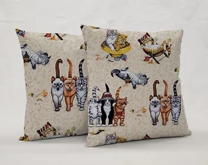 Beach Cats Pillowcase / Pillow Cover (Many Sizes) - Picture 1 of 3