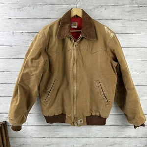 Carhartt J13 Detroit Western Jacket Large Regular 2009 Faded distressed - Picture 1 of 12