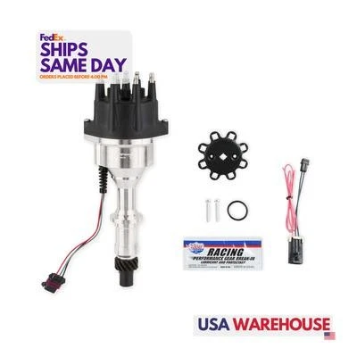 Distribuidor de terminales estilo macho pulido Holley HLY565-314 se adapta a Pontiac V8  Foto 1 de 4