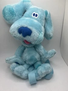 Vintage Blue’s Clues Puppy Dog Stuffed Animal Plush Backpack Bag 14” - Picture 1 of 4