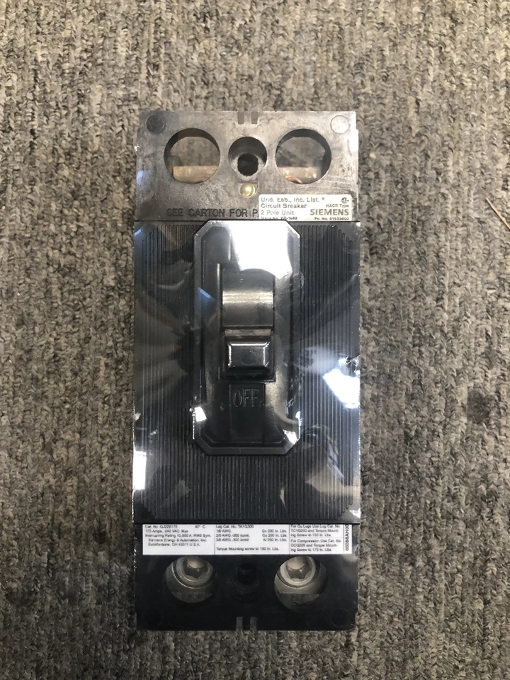 🔥Siemens QJ22B175 Molded Case Circuit Breaker 175A**NEW SURPLUS FREE SHIP👍🏼 - Image 1 of 4