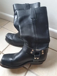 Womens biker Boots size 4 - Picture 1 of 6