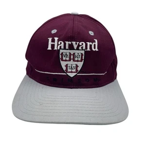 Vintage Harvard University Crimson Crest Logo Hat Snapback Twin Enterprise Cap - Bild 1 von 5
