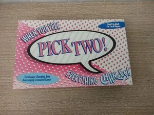 Vintage 1994 PICK TWO Game Tah Dah CrossWord Game Complete READ NOTES - Bild 1 von 2