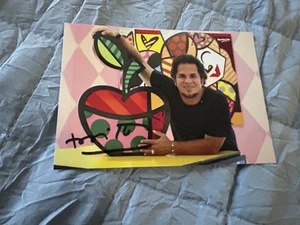 Artist ROMERO BRITTO Signed 4x6 Photo AUTOGRAPH 1A - Picture 1 of 1