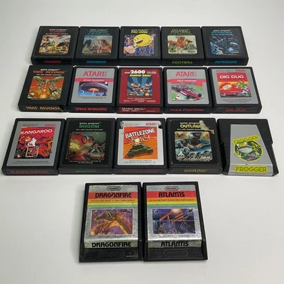 15x Atari 2600 & 2x Imagic For Atari Game Cartridge Bundle (J3) W#661 - Image 1 of 4