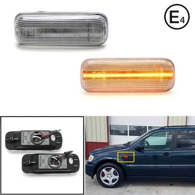 2 frecce laterali indicatori di direzione per Mercedes-Benz Classe M W163 1998-2003 - Immagine 1 di 4