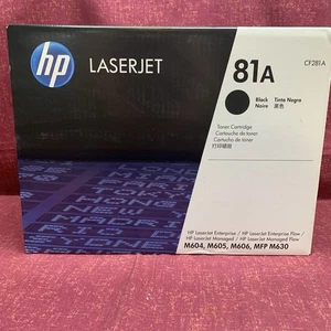 Sealed New Genuine HP 81A Black CF281A Toner Cartridge For LaserJet MFP M630 - Afbeelding 1 van 13