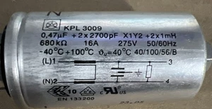 Whirlpool MH1150XMB-2 Microwave Oven POWER FILTER KPL3009 8169561 - Picture 1 of 4