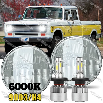 Nuevo para International Harvester serie R PAR 7" LED faros redondos haz alto-bajo Foto 1 de 4