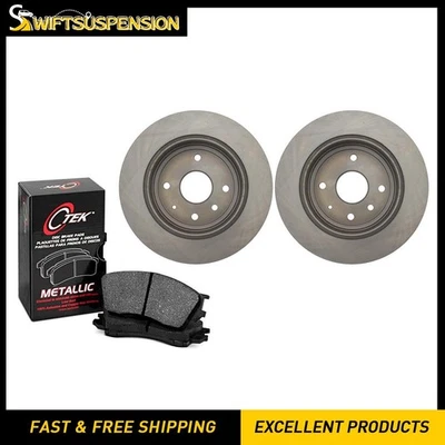 Rear Disc Brake Pad Set Disc Brake Rotor C-Tek for Chevrolet Epica 2004-2009 - Image 1 of 4