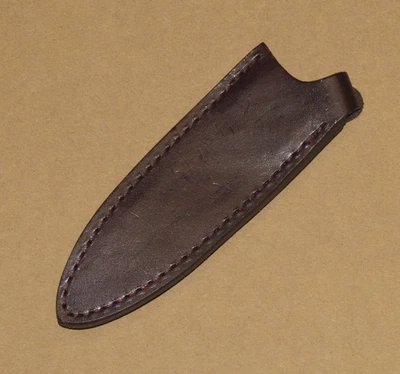 Cuchillo de bota vintage Kershaw Trooper 1007 L daga funda de cuero solamente Foto 1 de 3