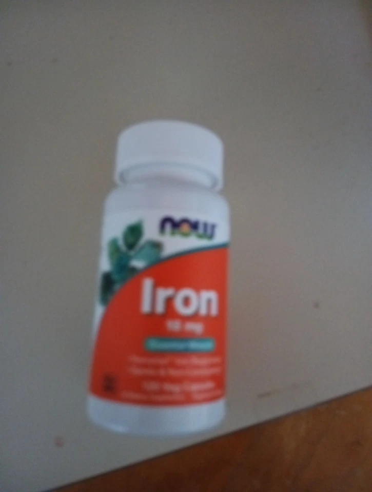 Now Suplemento de Hierro 18mg Mineral Esencial No Constipante, 120 Cápsulas Foto 1 de 1