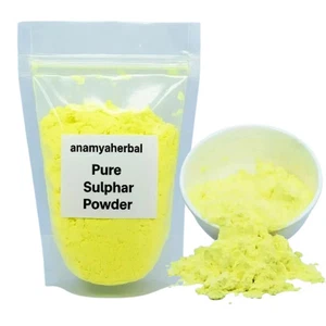 Pure Sulphar Powder , Shuddha Gandhaka Powder Multi purpose uses - Picture 1 of 3