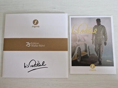 Flyer "75 Edition Walter Röhrl" Signia Orginal Signiert - Bild 1 von 4