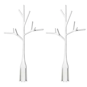 2PK Boon Twig White Bottle Baby Drying Rack Accessory for Grass/Lawn Countertop - Picture 1 of 3