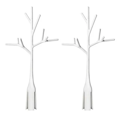 2PK Boon Twig White Bottle Baby Drying Rack Accessory for Grass/Lawn Countertop - image 1 of 3