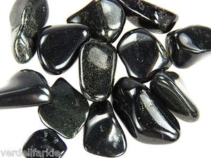 1 schwarzer lemurischer Nephrit JADE Trommelstein Edelstein mit Etui Größe Large - Bild 1 von 3