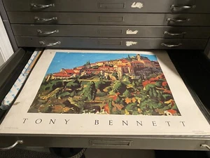 TONY BENNETT SOUTH OF FRANCE FIRST RUN PRINT (1984) - Picture 1 of 3