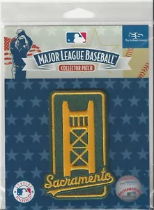 2025 Oakland A's Sacramento Athletic Green Sleeve Patch Official MLB Logo Pkg - Picture 1 of 1