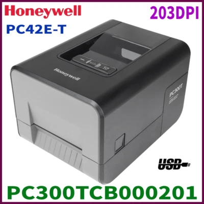 Honeywell PC42E-T PC300TCB000201 Desktop Thermal Transfer Label Barcode Printer - Image 1 of 4