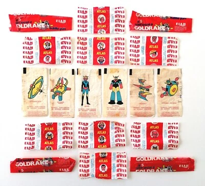 ATLAS UFO ROBOT GOLDRAKE Goldorak Grendizer - ELAH Italy - Bubbles Gum - Tatoo - Immagine 1 di 4