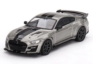 FORD Mustang Shelby GT500 SE Widebody - grigio metallizzato - Mini GT 1:64 - Foto 1 di 6