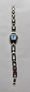 Icing Women's Watch Blue Face Tone Vintage Link 3P - Picture 1 of 5