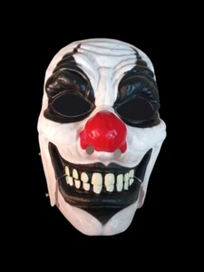 Cosplay Clown Maske Scharnier beweglicher Kiefer Halloween Grusel Horror Erwachsene - Bild 1 von 7