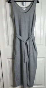 Antistar grau strukturierter ärmelloser Overall XLarge Taille zum Binden Einteiler GUC - Bild 1 von 8