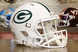 Green Bay Packers Riddell Speed Authentic Helmet - Winter Warning Alternate - Picture 1 of 1