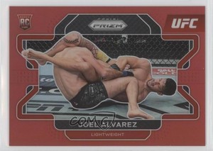 2022 Panini Prizm UFC Red Prizm /299 Joel Alvarez #93 Rookie RC