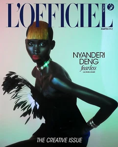 L'OFFICIEL PARIS Magazine Fall 2024 NYANDERI DENG Cover - Picture 1 of 1
