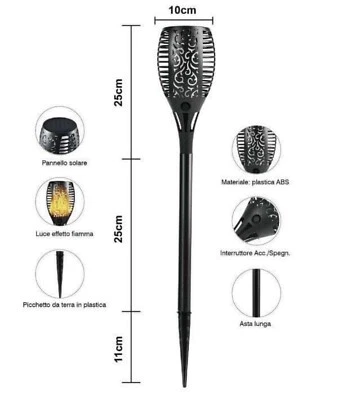 1X Solarlampe für den Garten  23 Euro ab 3Stk .39 Euro Keine Verkabelung . - Bild 1 von 4