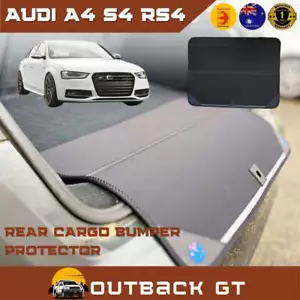 Rear Cargo Boot Bumper Protector for Audi A4 S4 RS4 2008-2015 - Picture 1 of 5