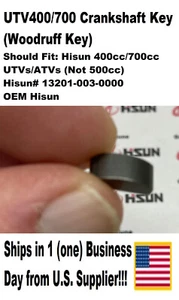 UTV400/700 Crankshaft Key (Woodruff Key) # 13201-003-0000, Key B5-8, OEM Hisun - Bild 1 von 11