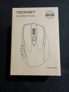 Tecknet Cordless Mouse - M003 - Black (batteries not included) - Picture 1 of 7