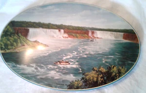 Vintage George Horner Oval Tin Candy Container w/Niagara Falls - Picture 1 of 4