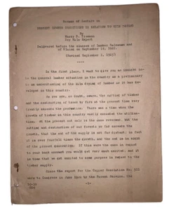 PRESENT LUMBER CONDITIONS IN RELATION TO KILN DRYING, by HARRY D TIEMANN, 1925 - Picture 1 of 3