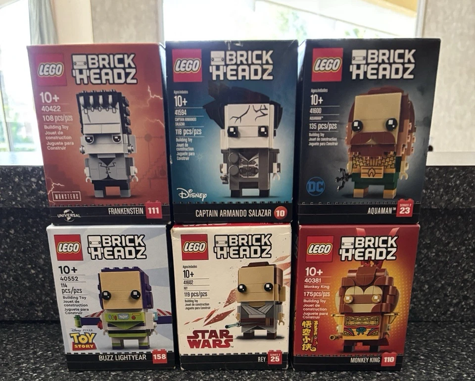 Лот товаров LEGO BRICKHEADZ (6 наборов) Star Wars / Disney / DC и многое другое - Изображение 1 из 4
