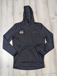 Adult Under Armour Elon University Basketball Hoodie Black Small Loose - Picture 1 of 10