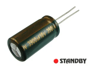 5pcs  3900uF-10V 105`C LI, Capacitor electrolytic JAMICON 12,5X25mm series WL  - Imagen 1 de 1