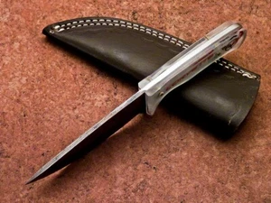 8" Custom Handmade Damast Blade Skinning Jagdmesser FULL TANG Messer TR-1316 - Bild 1 von 9